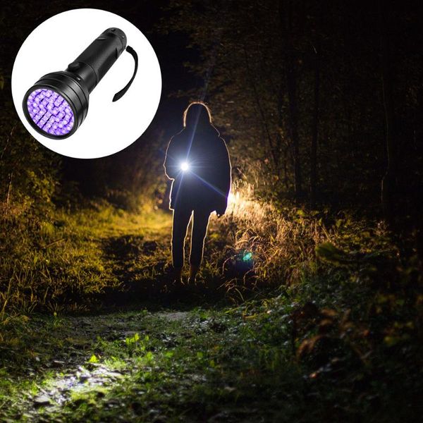 

flashlights torches 51-leds uv torch light black blacklight (black) #h20