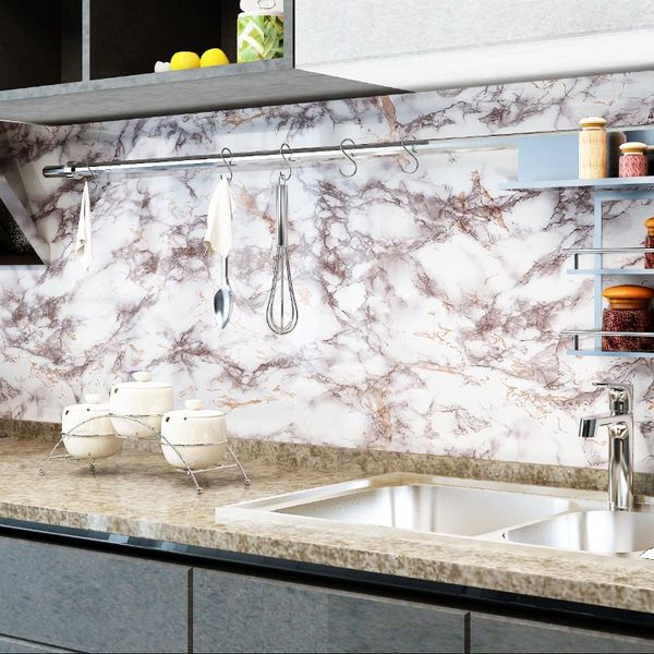 

wallpapers marble film waterproof self adhesive wallpaper for bathroom kitchen cupboard counter contact paper office desk decor