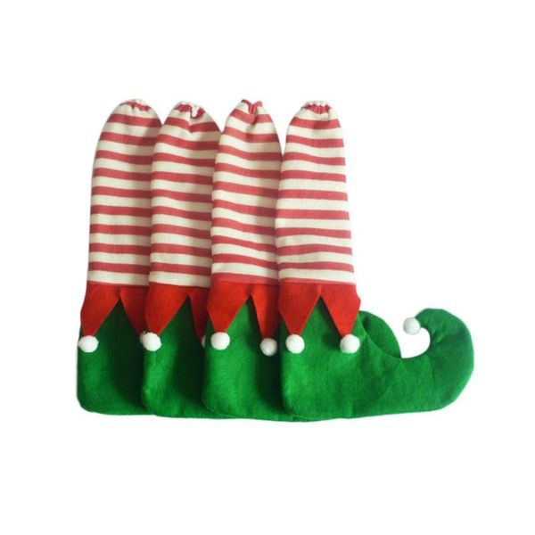

christmas decorations 4pcs chair table leg foot socks prevent scraping gift