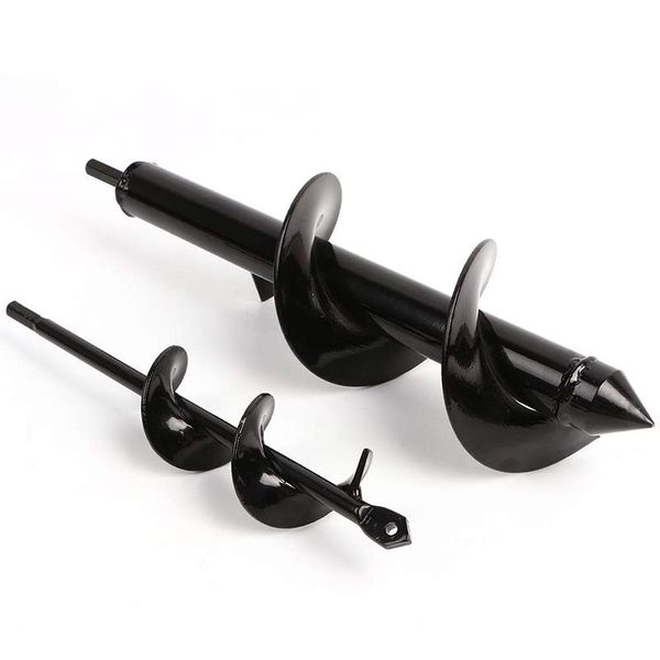 

professional drill bits 2pack garden auger spiral bit, plant flower bulb 3 inch x 9 and 1.6 inchx9 rapid planter, bul