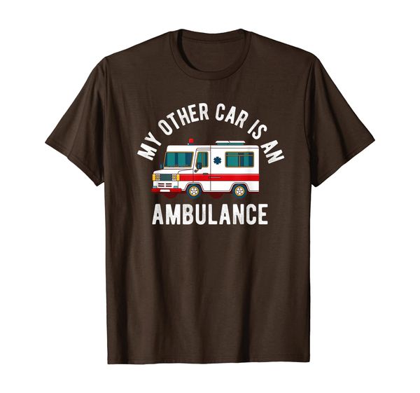 

Paramedic "My Other Car is an Ambulance" Funny EMT EMS T-Shirt, Mainly pictures