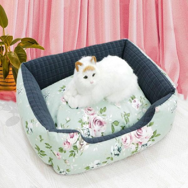 

dog beds for small medium dogs home kennel pet mat removable cover pets sleep bed supplies hand wash eco-friendly breathable kennels & pens