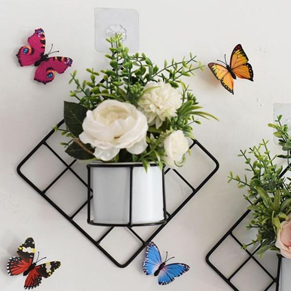 

hanging plants holder hook design easy to install iron air for home vases