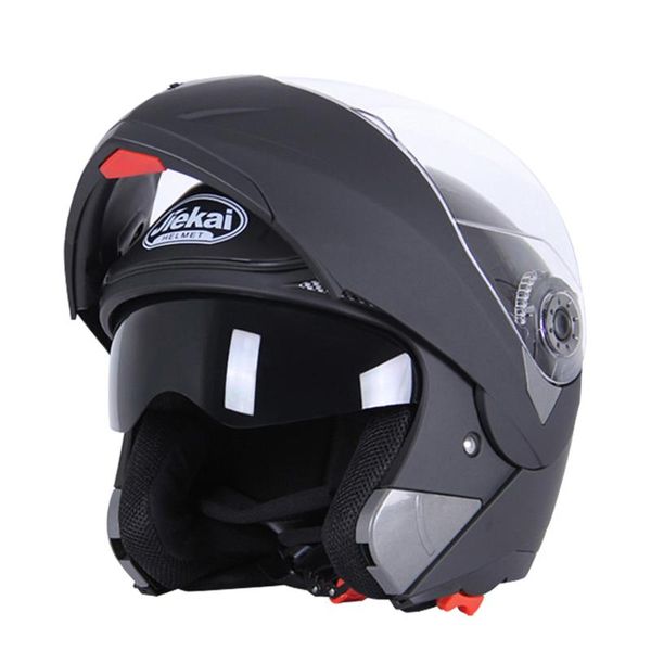 

motorcycle helmets jiekai black helme motocross helmet full face men flip up visor racing modular motorbike riding moto casco