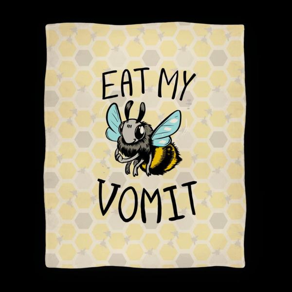 

blankets eat my vomit warm bath towel home textile decor wool soft flannel throw blanket rug for children and adults