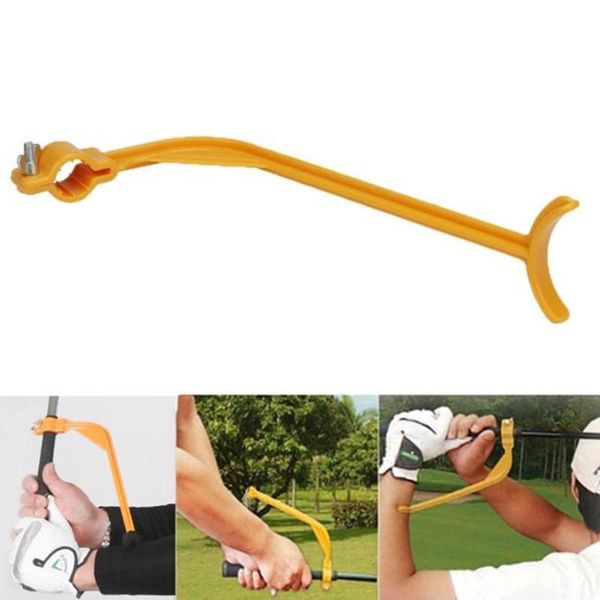 

golf training aids portable swing trainer beginner wrist gesture arm posture alignment practice corrector accessory