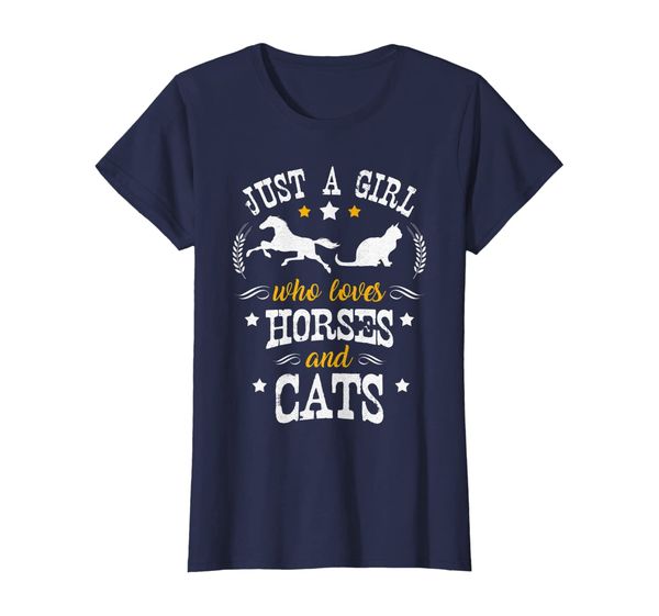 

Horse Lover Tshirt Just A Girl Who Loves Horses Cats Tee, Mainly pictures
