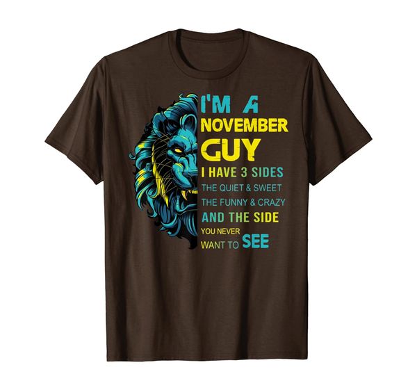 

i'm a november guy i have 3 sides the quiet and sweet, White;black