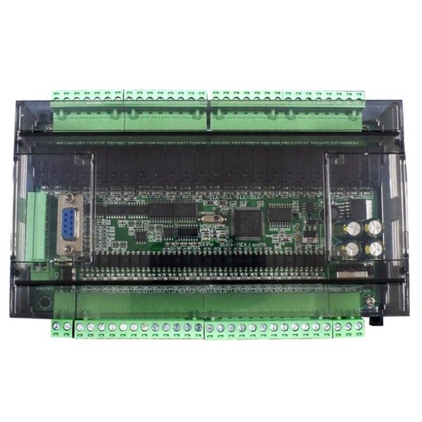 

smart home control fx3u 48mr rs485 rtc (real time clock) 24 input relay output 6 analog 2 plc controller