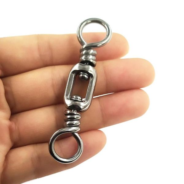 

2-pieces big-game fishing swivels box swivel stainless steel heavy-duty sea connector test 154lbs-264lbs hooks
