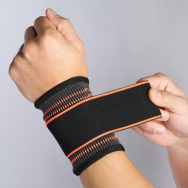

wrist support 1pcs sports winding compression belt fitness bandage wristband strength weightlifting binding strap, Black;red