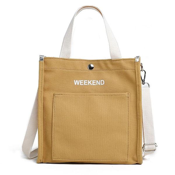 

evening bags handbag canvas shoulder messenger bag women crossbody-bag simple eco tote shopping lady large capacity handle