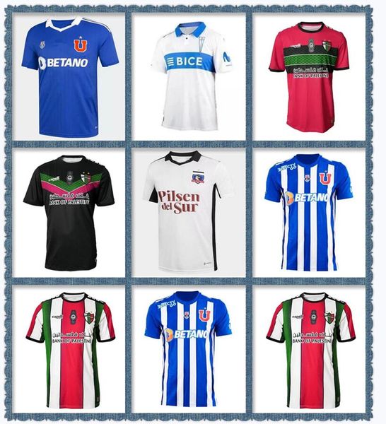 

2022 2023 jimenez palestino deportivo soccer jersey parraguez colo-colo football shirts montillo camiseta universidad de chile 22/23 chilean, Black;yellow