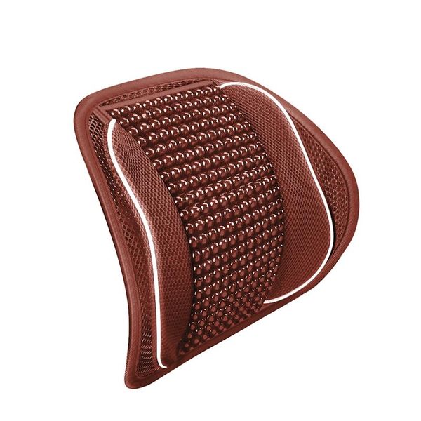 

seat cushions protective relieve stress massage cushion interior accessories wooden beads back breathable home office car lumbar support