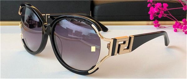 

new fashion design sunglasses 5175 round plate frame classic style simple and popular style uv400 protective glasses, White;black