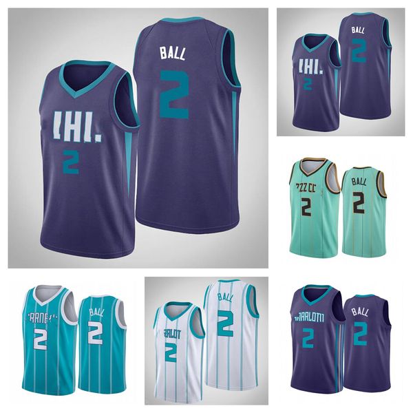 

2021-2022 stitched basketball jersey 2 lamelo ball, Black;red