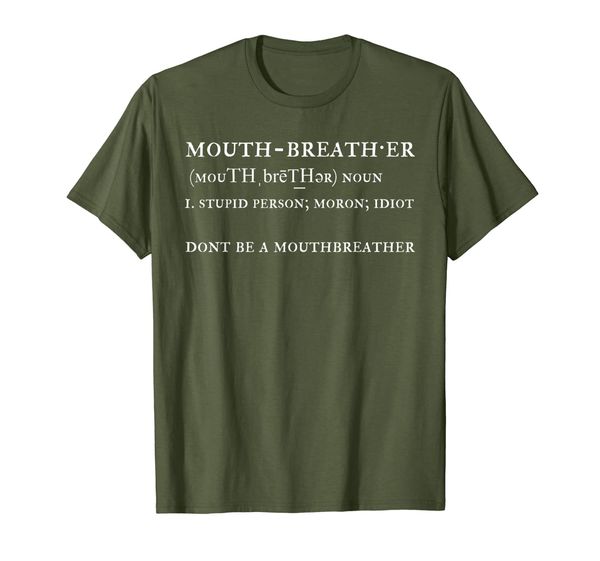 

Original Definition: Mouthbreather T-shirt Graphic Tee, Mainly pictures