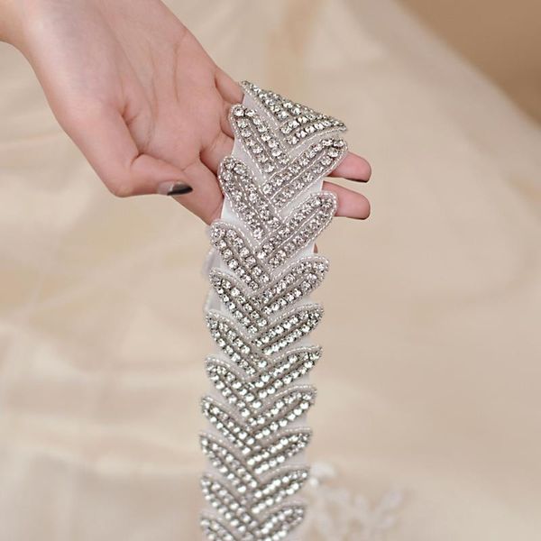 

wedding sashes trixy s238 vintage wide women belt rhinestone trim applique bridal white for dress sash