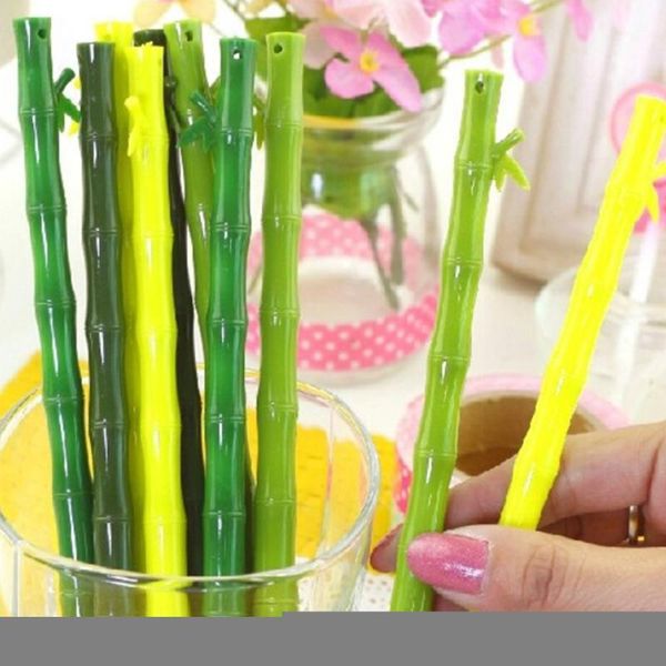 

school supplies korean stationery fashion bamboo steadily high ballpoint pens cute ball pen, Blue;orange
