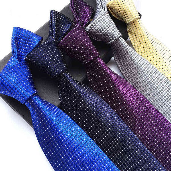 

8cm polyter men's fashion casual plain tie, Blue;purple