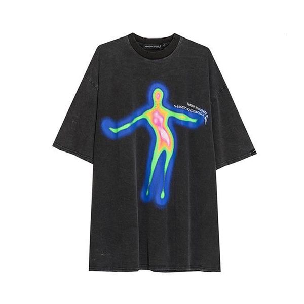 

men's t-shirts abstract printing oversize shirt women summer streetwear men tee ts hip hop oversized man t men clothing 2g2w, White;black