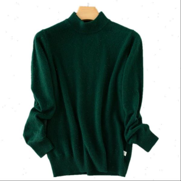 

cashmere womens sweaters green turtleneck ladys sweater plus size women pullovers black female casual jumper winter pull femme, White;black