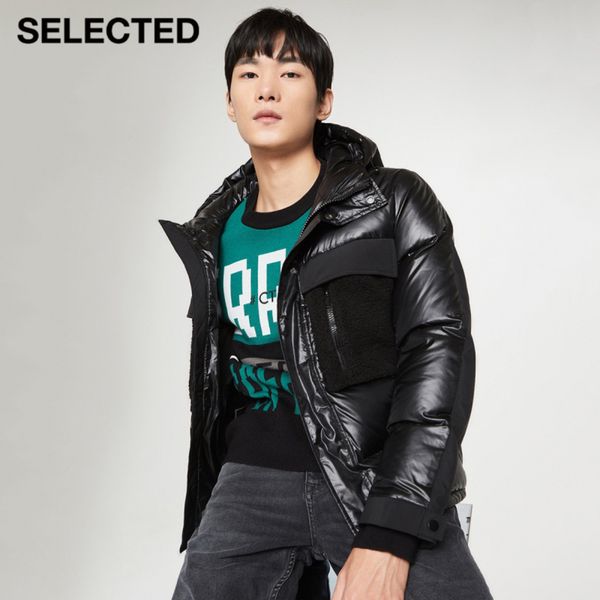 

selection - down et, men's hoodie, duck down, black, novel, 420412037