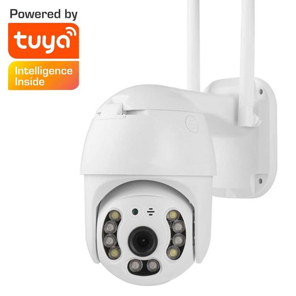 

cameras outdoor wireless wifi security camera 360Â° view 1080p home surveillance with pan/tilt, tuya smart app remote control
