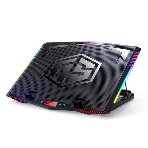 

fans rgb lapcooling pad gaming notebook pc heatsink cooler stand pads