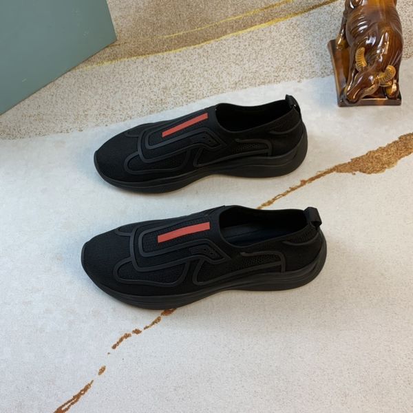 

2021 luxury design men's modern sports shoes casual shoes lazy style men's shoes size 38-44, Black