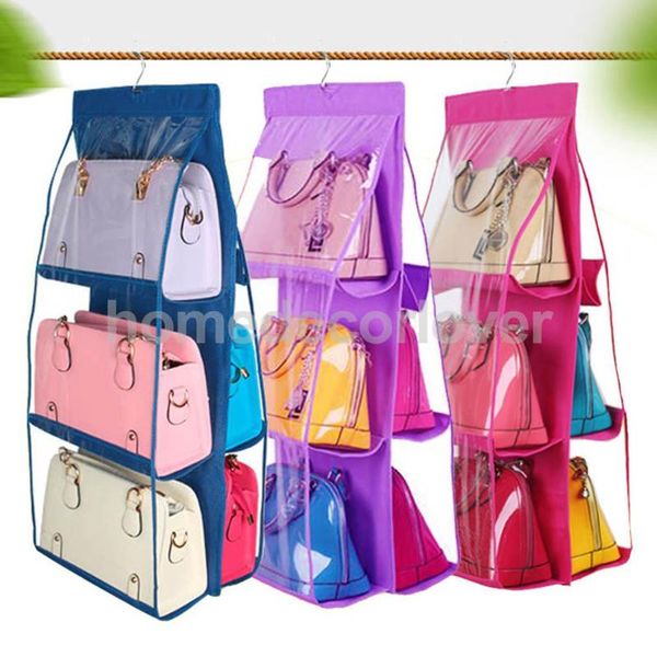 

storage bags perspective 6-layers hanging bag organizer handbag holder