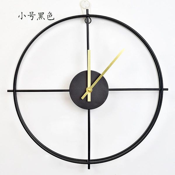 

wall clocks simple european style mute iron clock modern design home office decoration reloj de pared