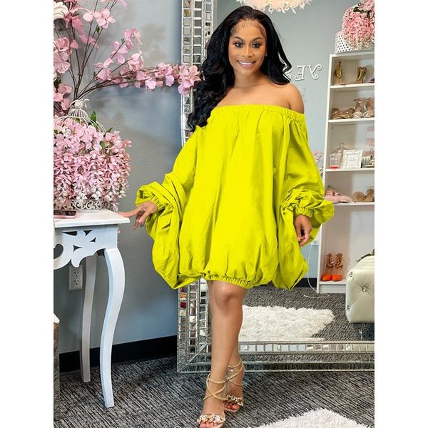 

casual dresses fashion autumn clothing solid strapless loose dress party for women nightclub outfits streetwear y2k wholesale, Black;gray