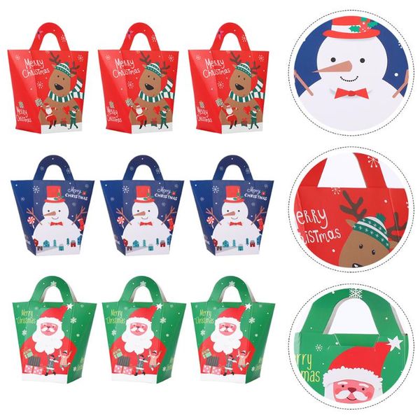 

gift wrap 1 set pcs christmas candy wrapping boxes handheld wrappers
