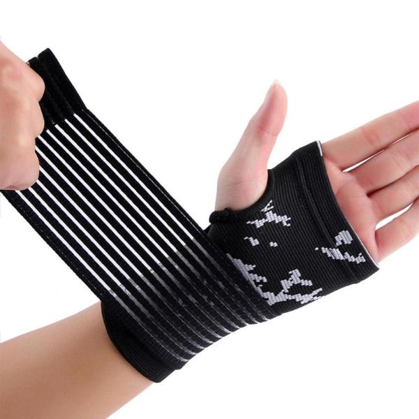 

wrist support 1pc fitness guard arthritis brace sleeve glove breathable elastic palm hand supports safety, Black;red