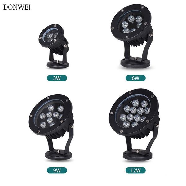 

3w/6w/9w/12w outdoor waterproof projection lights spotlights led lawn light for advertising recruitment garden decor lamps