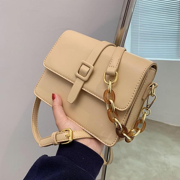 

original brand high-end women's bag messenger 2021 fashion all-match chain shoulder square bags
