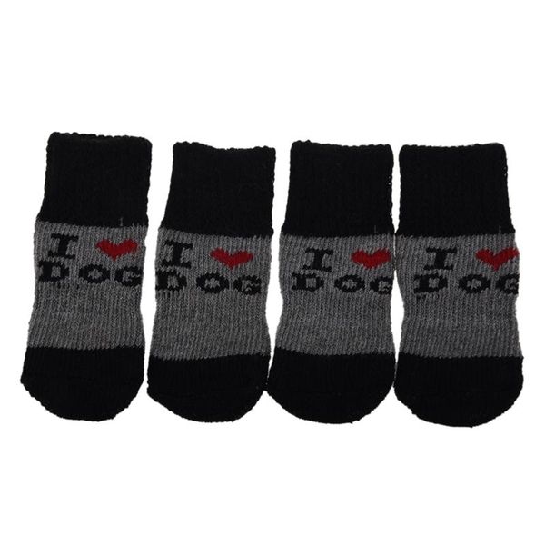 

dog apparel winter ribbed hem acrylic shoes wear socks for pet