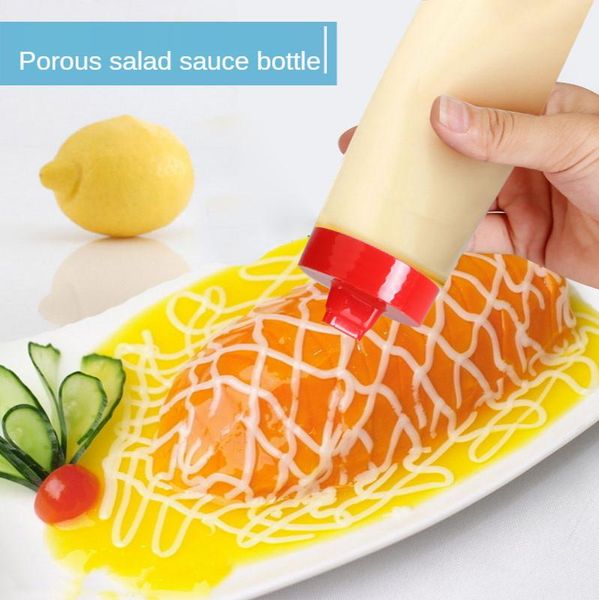 

storage bottles & jars plastic sauce bottle squeeze jam tomato chocolate salad dressing leak mouth
