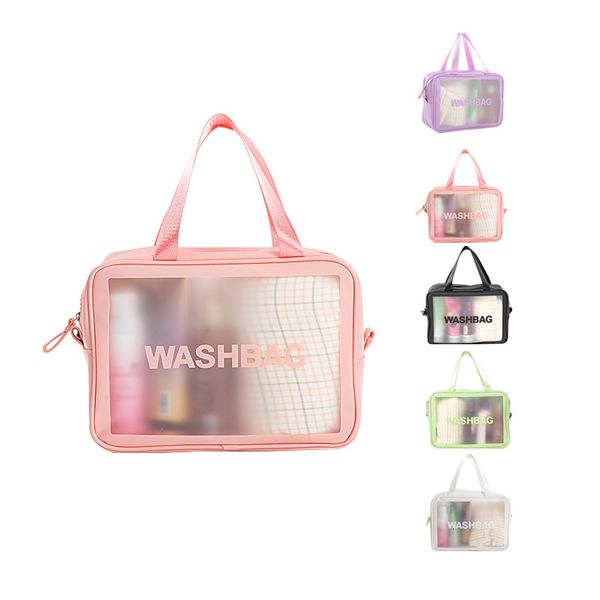 

cosmetic bag kaizengcingwang red washbag transparent pvc travel wash 78