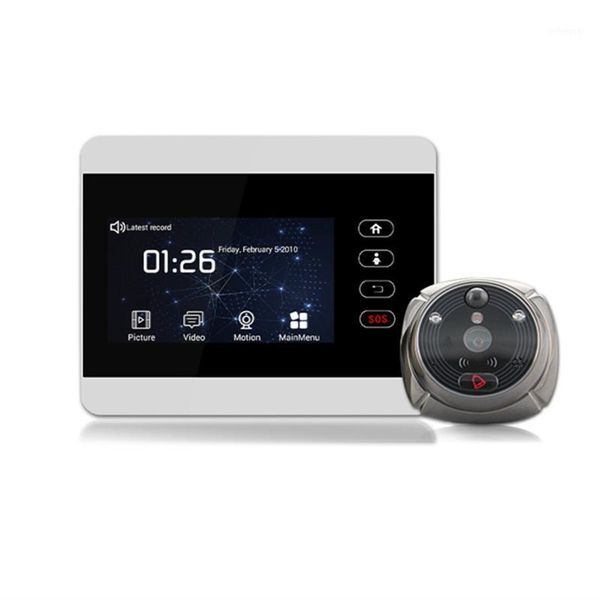 

degree wide angle wifi/gsm video door phone two way intercom night vision doorbell motion detection doorviewer doorbells1