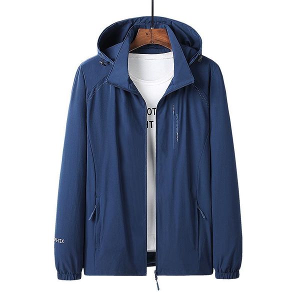 

men's hoodies & sweatshirts autumn outdoor zipper cardigan windbreaker and women's jacket four-sided elastic detachable hoodie plu, Black