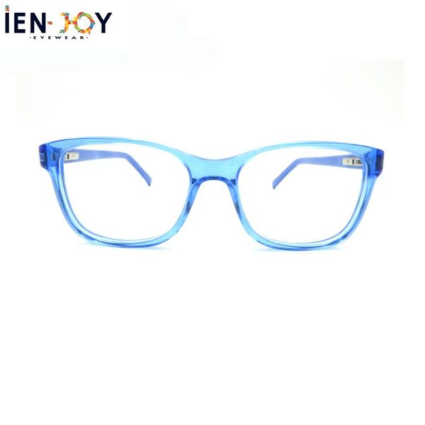 

fashion sunglasses frames ienjoy blue light blocking glasses students acetate eyeglasses children myopia square optical eye frame jelly colo, Black