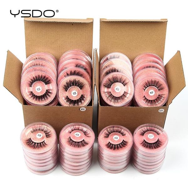 

wholesale false lashes 4/10/20/30/50/100 pairs 3d mink natural soft fluffy eyelashes volume makeup faux cils in bulk