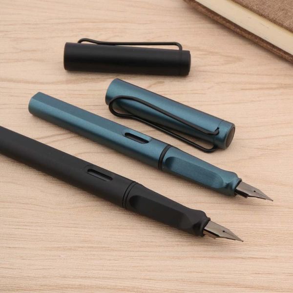 

gel pens standard classic office matte black green gun nib gift fountain pen
