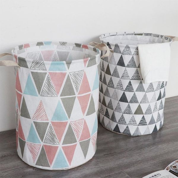 

clothing laundry basket bag folding capacity clothes storage children toy bucket waterproof linen bags