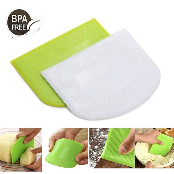 

pieces dough scraper bowl cutter flexible plastic practical bench for bread bakery tools baking & pastry
