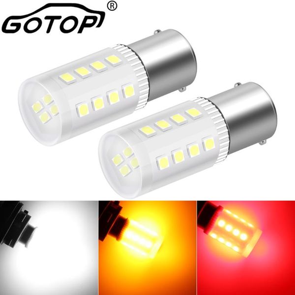 

emergency lights 2pcs super bright 1156 ba15s p21w bau15s py21w 1157 bay15d p21/5w led bulb car turn signal lamp auto daytime running light