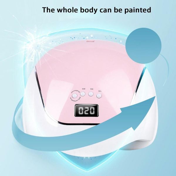 

nail dryers v5 uv lamp 120w dryer 36led cure for gel polish with smart auto sensor manicure art