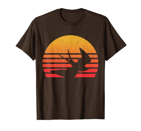 

Vintage Retro Sunset Swallow T-Shirt, Mainly pictures